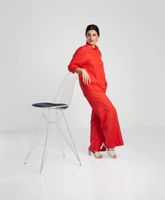 Vermilion co ord set