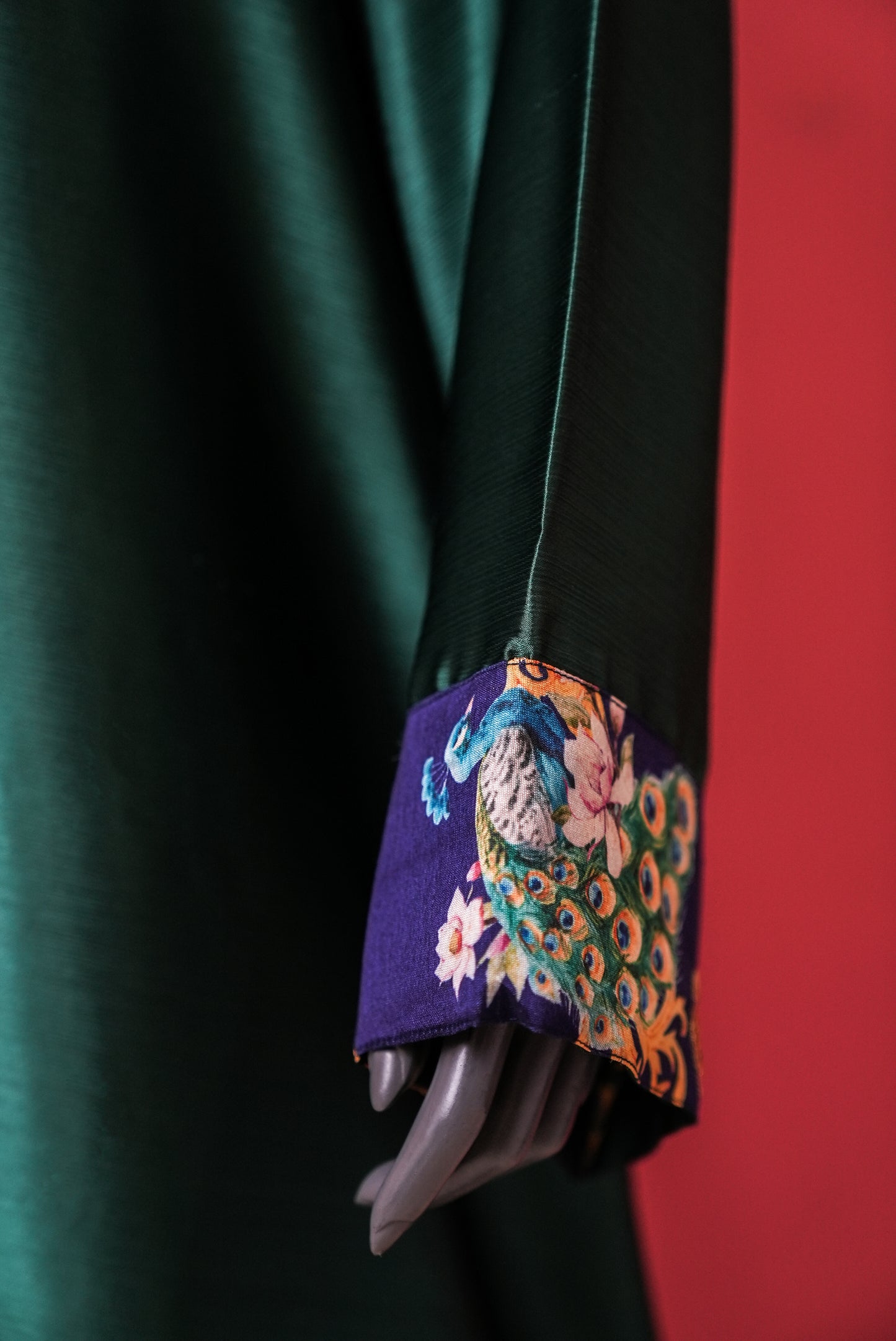 Regal Grace in Emerald Elegance