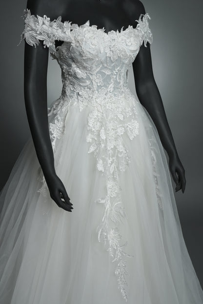 Elegant Christian Bridal Dress