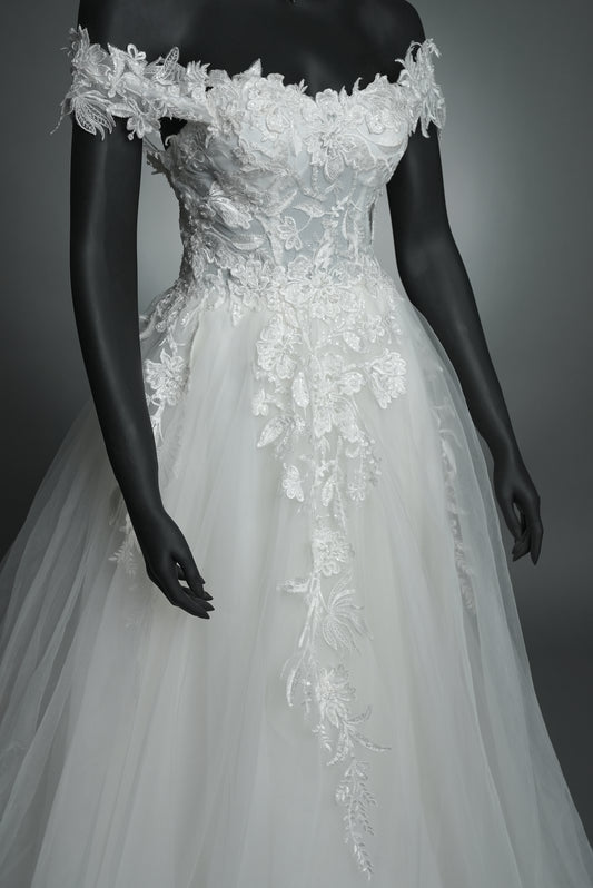 Elegant Christian Bridal Dress