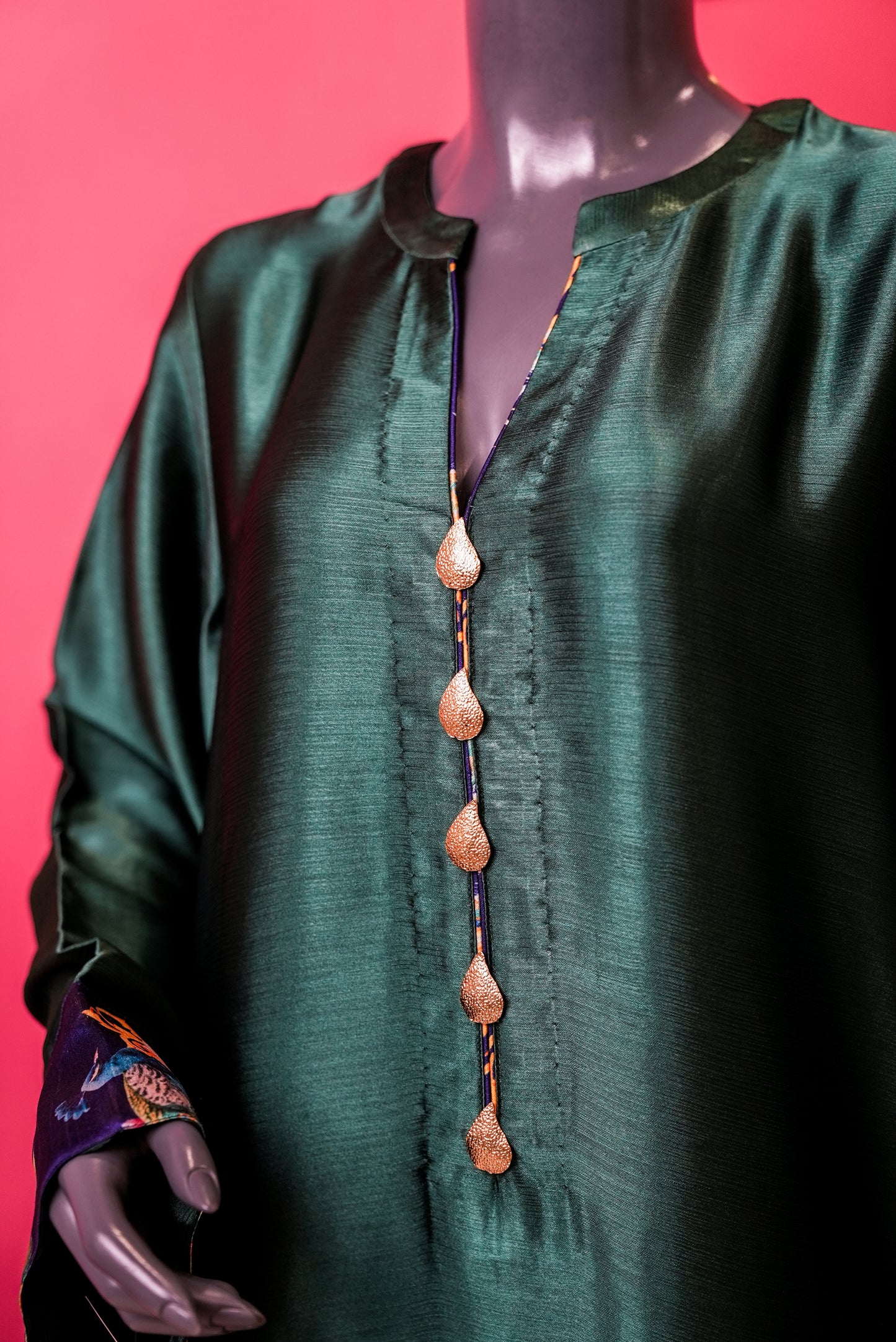 Regal Grace in Emerald Elegance